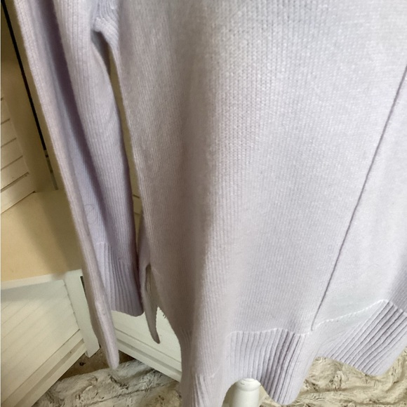 THEORY LILAC RIBBED SWEATER SIZE SMALL 1286 - Picture 5 of 8
